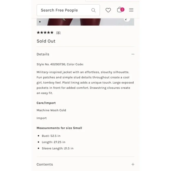 Free People Jacket - Picture 4 of 16